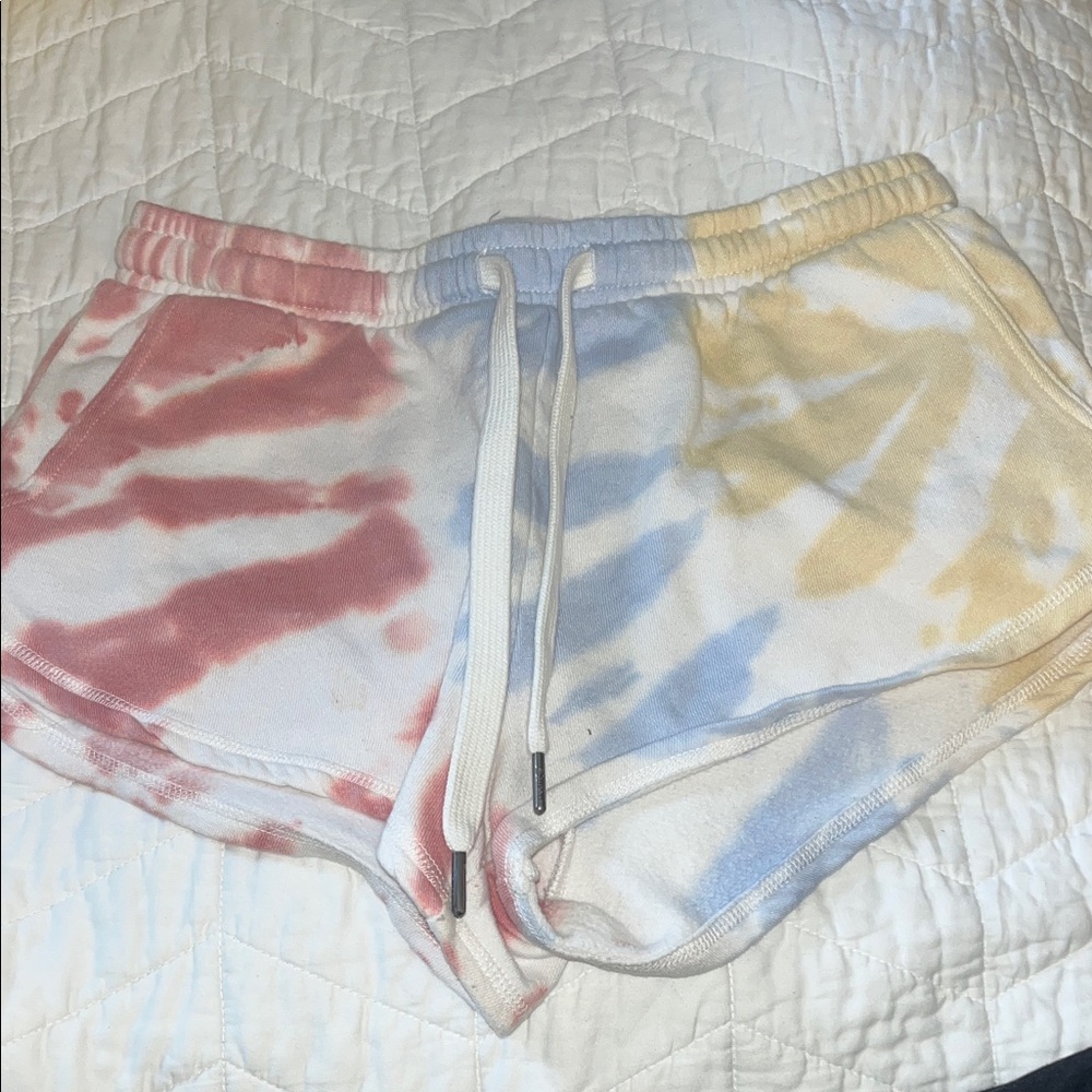 Z Supply Multicolor Tie-Dye Athletic Shorts